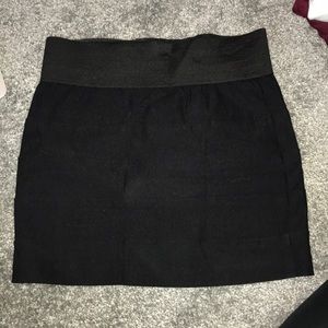 Black bandage skirt